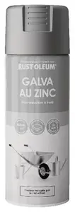 Aérosol Galva et Zinc - 400 ml - Gris mat