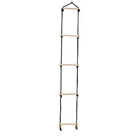 Échelle corde 5 barreaux en bois pour portique TP Toys 1,90 à 2,50 m