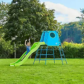 Aire de jeux en métal TP Toys Explorer tour et glissière