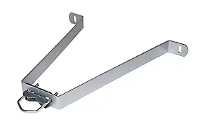 Fixation murale pour antenne - Forme M, décalage 45 cm