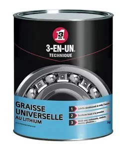 3-en-un technique graisse universelle au lithium 1kg