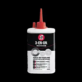 Huile de Vaseline 3-EN-UN TECHNIQUE Burette 100ml