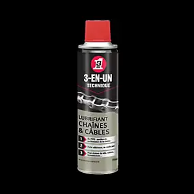 Lubrifiant Chaîne & Câbles 3-EN-UN TECHNIQUE 250ml