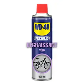 Dégraissant pour vélo WD40 500 ml action rapide