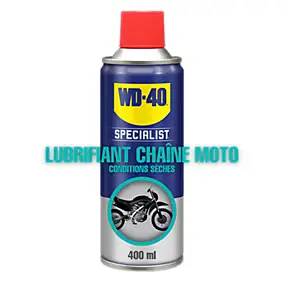 Lubrifiant chaîne de moto WD40 400 ml