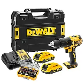 Perceuse visseuse sans fil DeWalt 18V DCD778D2TA - 2x2Ah + accessoires
