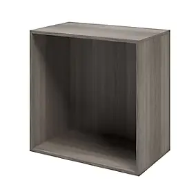 Caisson effet chêne grisé GoodHome Atomia H. 75 x L. 75 x P. 45 cm