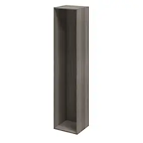 Caisson effet chêne grisé GoodHome Atomia H. 225 x L. 50 x P. 45 cm