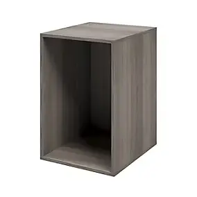 Caisson effet chêne grisé GoodHome Atomia H. 75 x L. 50 x P. 58 cm