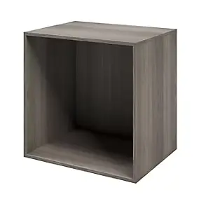 Caisson effet chêne grisé GoodHome Atomia H. 75 x L. 75 x P. 58 cm