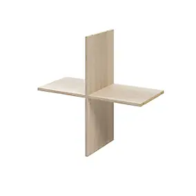 Croisillon pour étagère effet chêne GoodHome Atomia H. 71,4 x L. 71,4 x P. 33,2 cm
