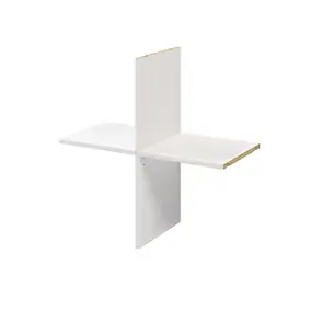 Croisillon pour étagère blanc GoodHome Atomia H. 71,4 x L. 71,4 x P. 33,2 cm