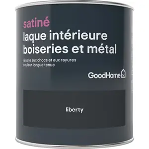 Peinture boiseries et métal intérieure Satin Noir Liberty 0.75 L