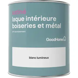 Peinture boiseries et métal intérieure Satin Blanc Lumineux 0.75 L