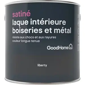 Peinture boiseries et métal intérieure Satin Noir Liberty 2.5 L