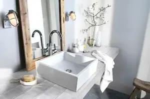 Carrelage mural "Vernisse" gris clair - l.10 x L.10 cm
