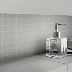 Mosaïque "Plain" gris clair - l. 30 x L. 30 cm