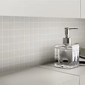 Mosaïque gris chaud 30x30cm Plain carré