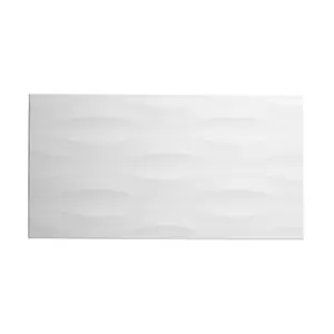 Décor mural "Perouso" blanc - l. 30 x L. 60 cm