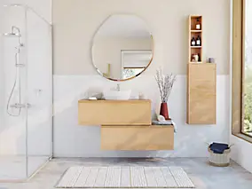 Carrelage mural intérieur décor petits carreaux effet marbre blanc L.40 x l.25 cm x ép.8,3 mm, Ideal Marble