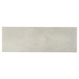 Décor mural "Métal ID" blanc - l. 20 x L. 60 cm