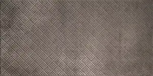 Décor mural "Metalized" gris - l. 30 x L. 60 cm