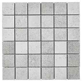 Mosaïque gris clair 30x30cm Kontainer