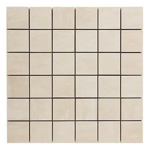 Mosaïque Travertin "Soft travertin" beige - l. 30 x L. 30 cm