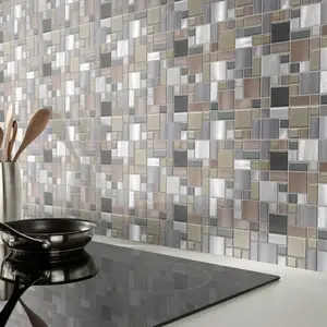 Mosaïque "Tourino" mix gris - l. 30 x L. 30 cm