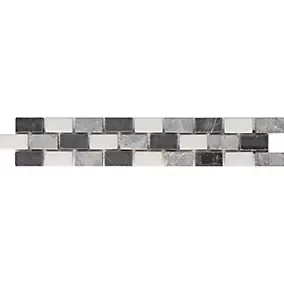 Listel gris 5 x 27 cm Akero GoodHome