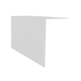 Habillage en L pour fenêtre pvc blanc 6 x 6 cm