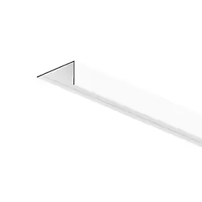 Habillage en L pour fenêtre aluminium blanc 6 x 3 cm