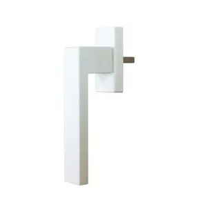 Poignée pour fenêtre et porte-fenêtre blanche