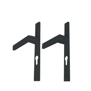 Poignée en aluminium gris pour porte-fenêtre pvc