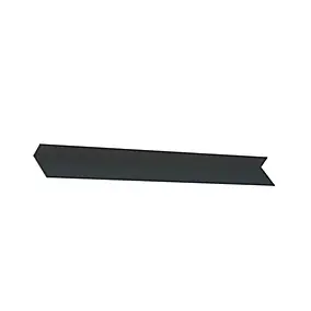 Habillage pour fenêtre et baie coulissante aluminium gris 60 x 30 mm