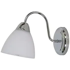 Applique murale Saucats E27 IP20 argent