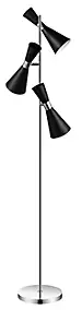 Lampe Mengame 3 ampoules E14 IP20 noir