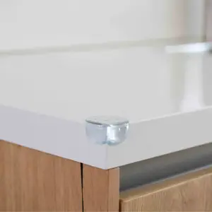 Lot de 4 protections d'angle de sécurité transparent