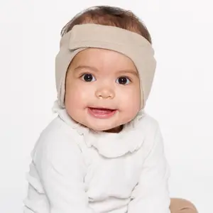 Bandeau de protection auditive pour bébé beige (0-6 mois)