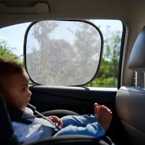 Lot de 2 pare-soleil statique pour voiture Miffy