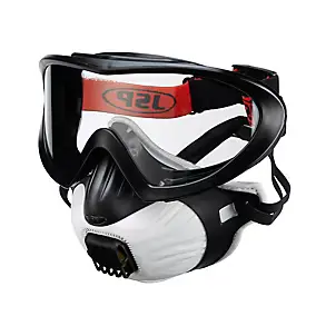 Masque de protection respiratoire Site FFP2 NR avec lunettes intégrées