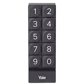 Clavier à code connecté Yale noir compatible serrure connectée