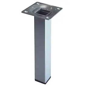 Pied de meuble Diall gris 25 x 25 x H. 100 mm