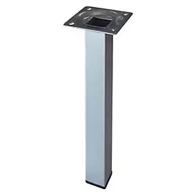 Pied de table Diall 25 x 25 x H. 350 mm gris
