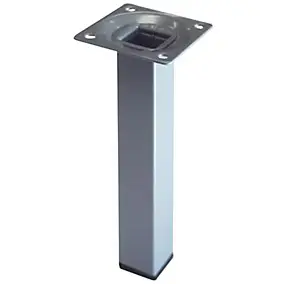 Pied de meuble Diall gris 25 x 25 x H. 150 mm
