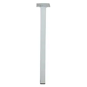 Pied de meuble Diall blanc 25 x 25 x H. 100 mm