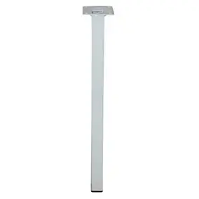 Pied de meuble Diall blanc 25 x 25 x H. 200 mm