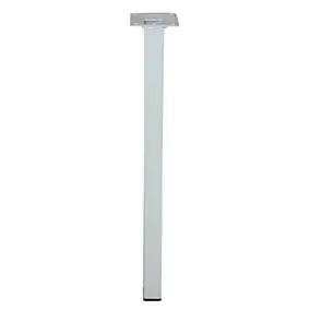 Pied de table Diall 25 x 25 x H. 700 mm blanc