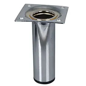 Pied de meuble Diall H. 100 mm x ø 30 mm chromé