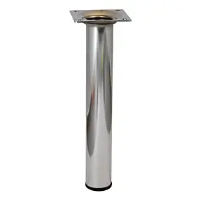Pied de meuble Diall H. 200 mm x ø 30 mm chromé